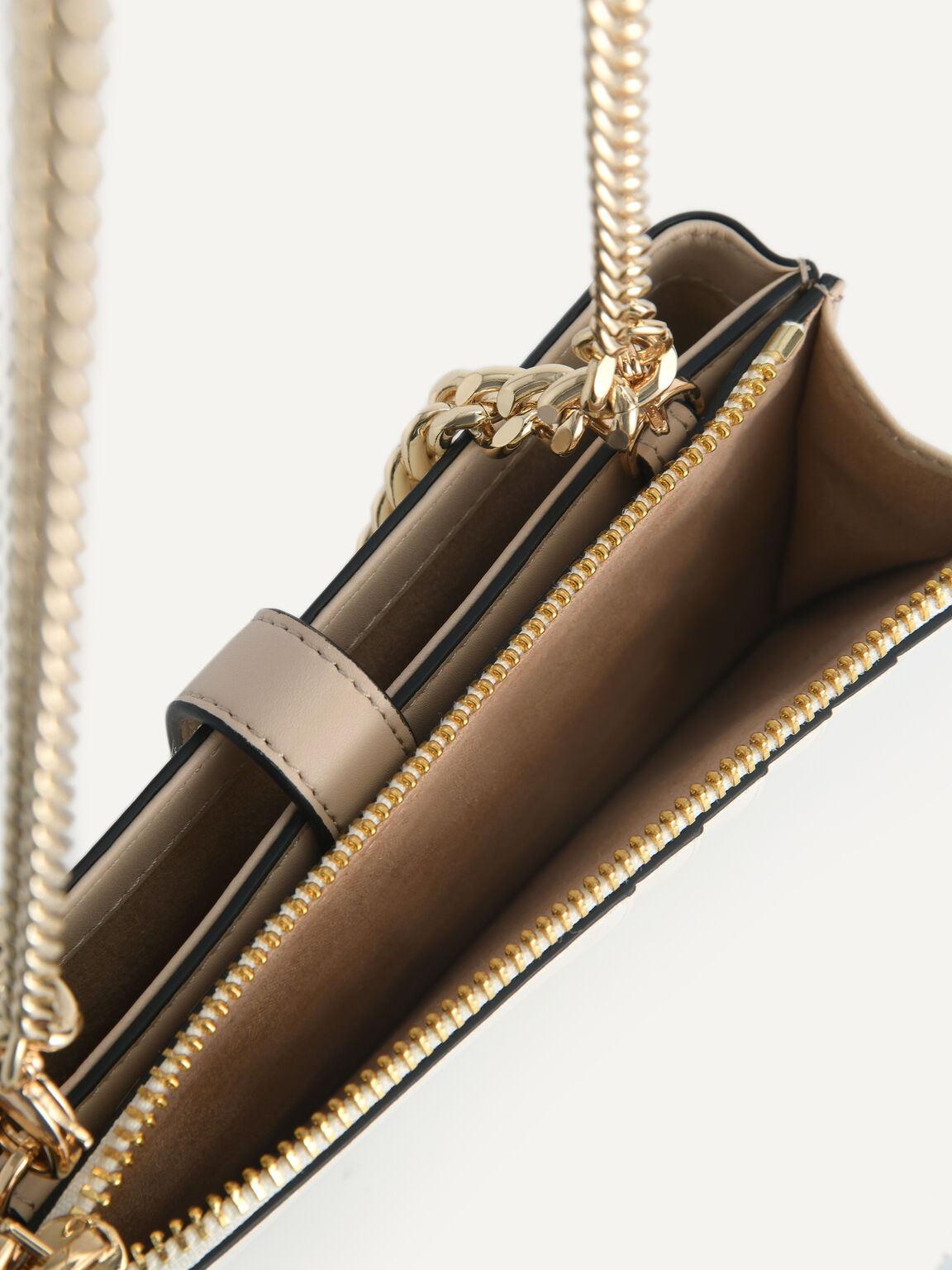 Textured Leather Phone Pouch, 