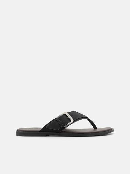 Sandal Jepit dengan Gesper, 