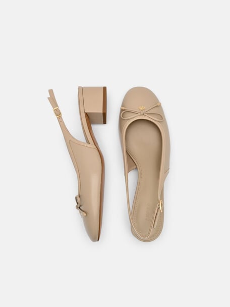 Sepatu Pumps Mary Jane Kulit Anna, 