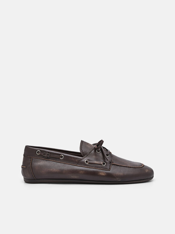Dee Leather Boat Shoes, 