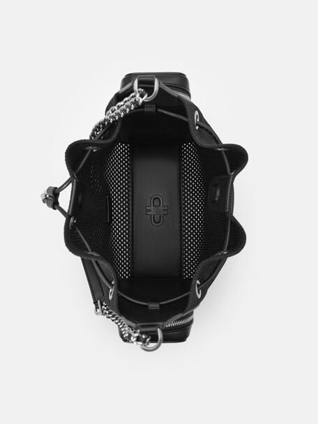 Tas Bucket Serut Mesh, , hi-res