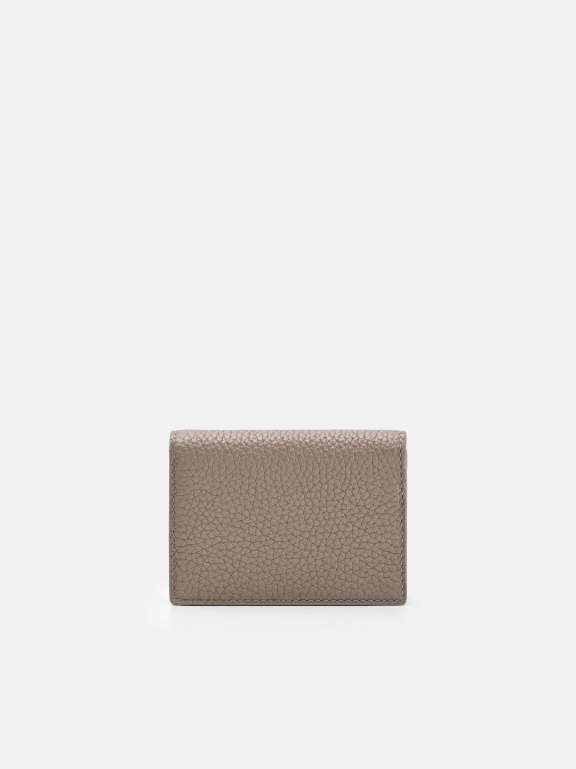Tumbled Leather Bi-Fold Card Holder, 