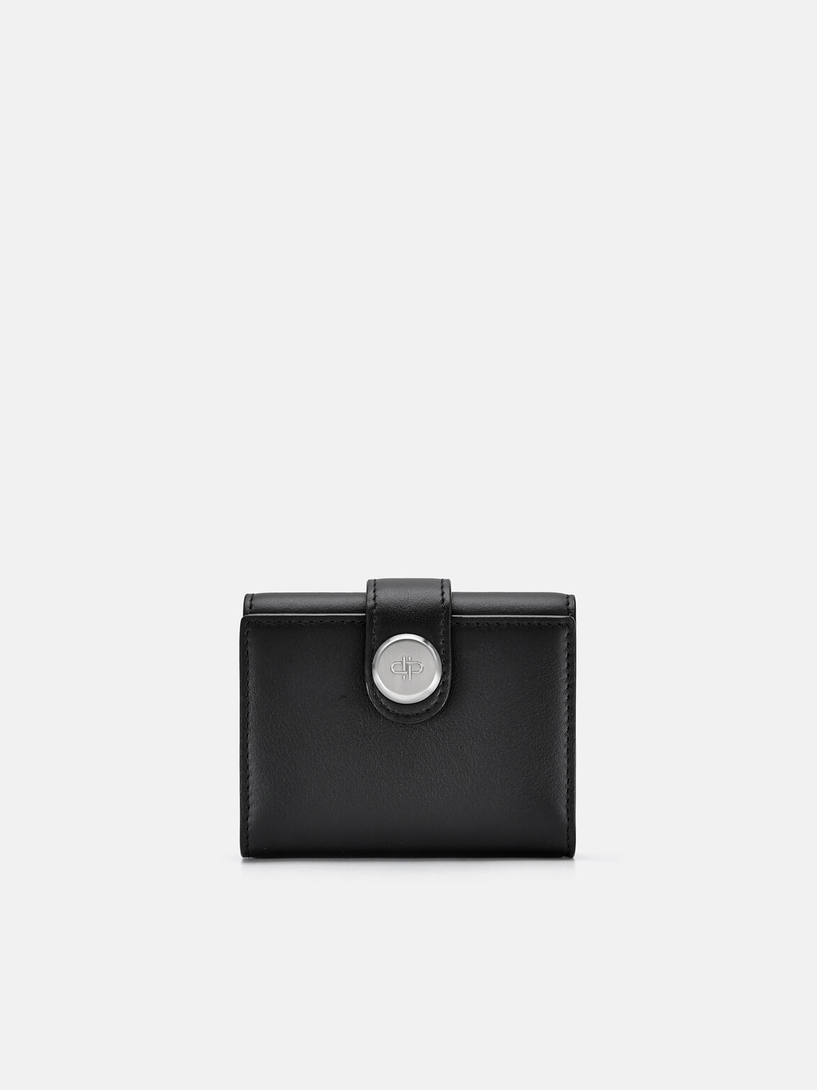 PEDRO Icon Dompet Kulit Tri-Fold, Black