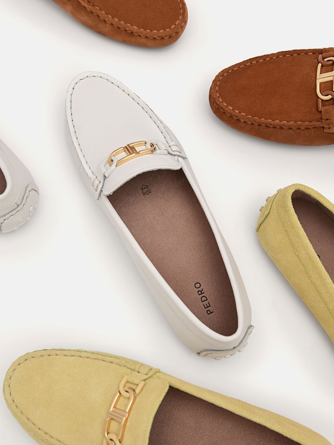PEDRO Icon Flats, Chalk