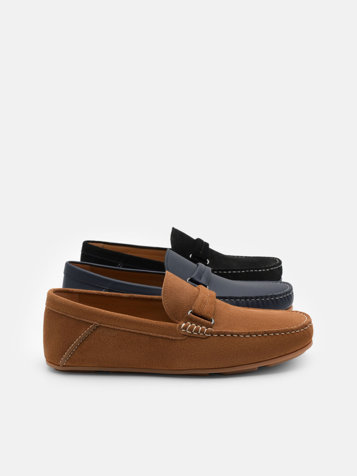 Sepatu Driving Penny Suede, , hi-res