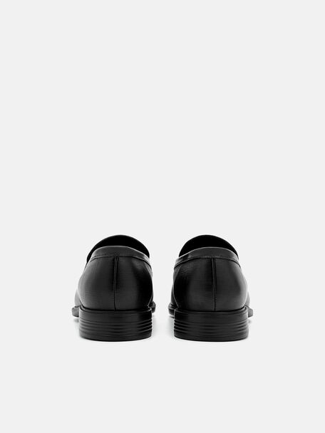 PEDRO Icon Leather Heel Sandals, Black