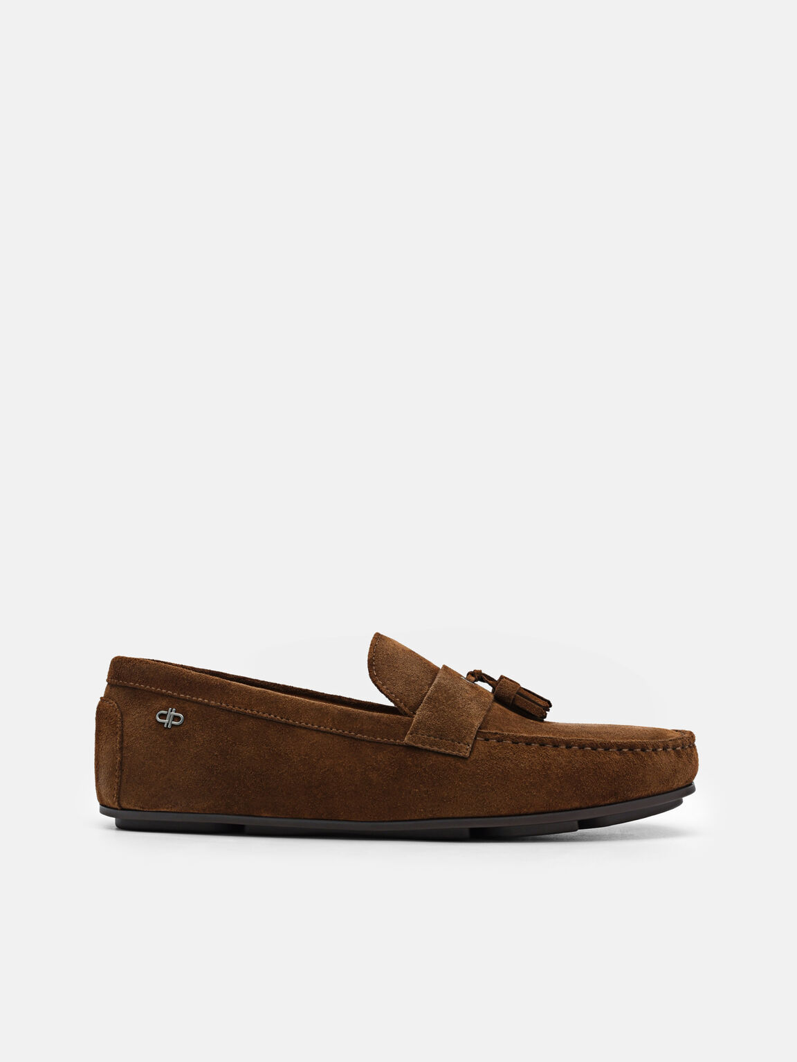 Leather Tassel Driving Shoes, , hi-res