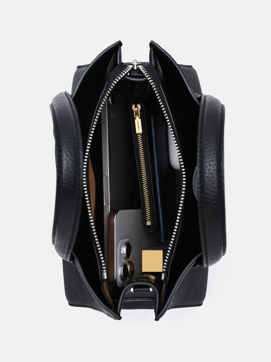 Tas Tangan Kulit Sedang Danielle, , hi-res