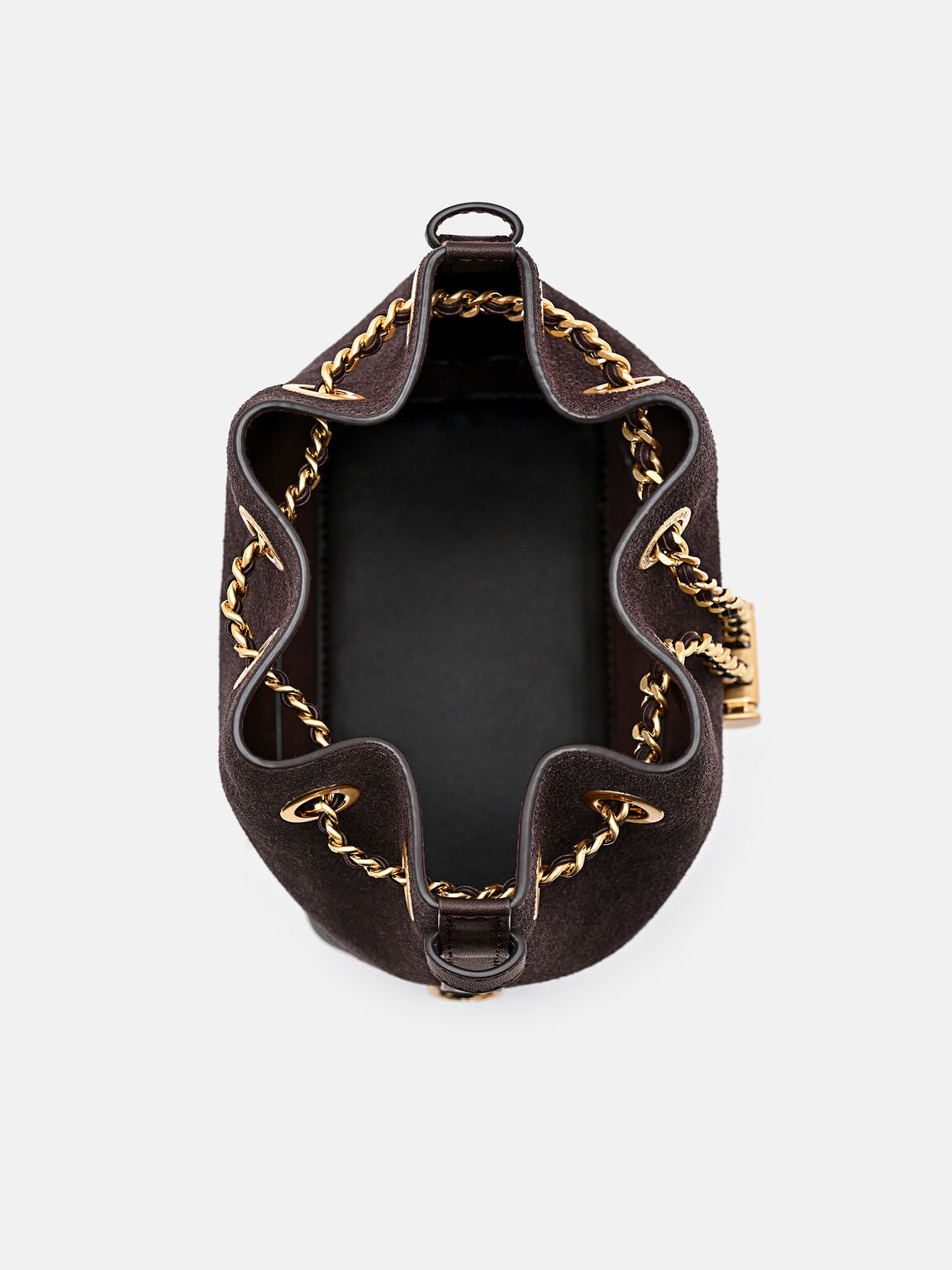 Suede Mini Bucket Bag, , hi-res