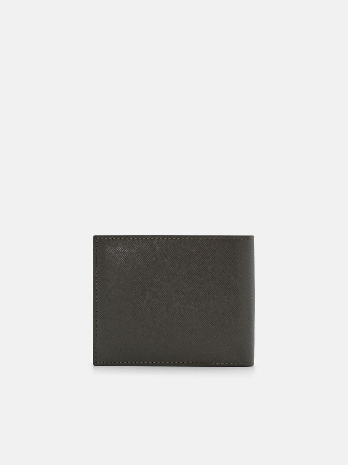 Leather Bi-Fold Flip Wallet, 