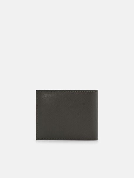 Leather Bi-Fold Flip Wallet, 