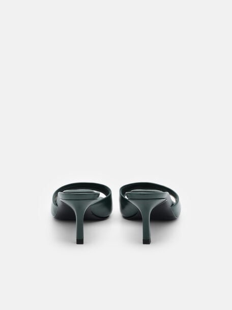 Ingrid Leather Heel Sandals, , hi-res