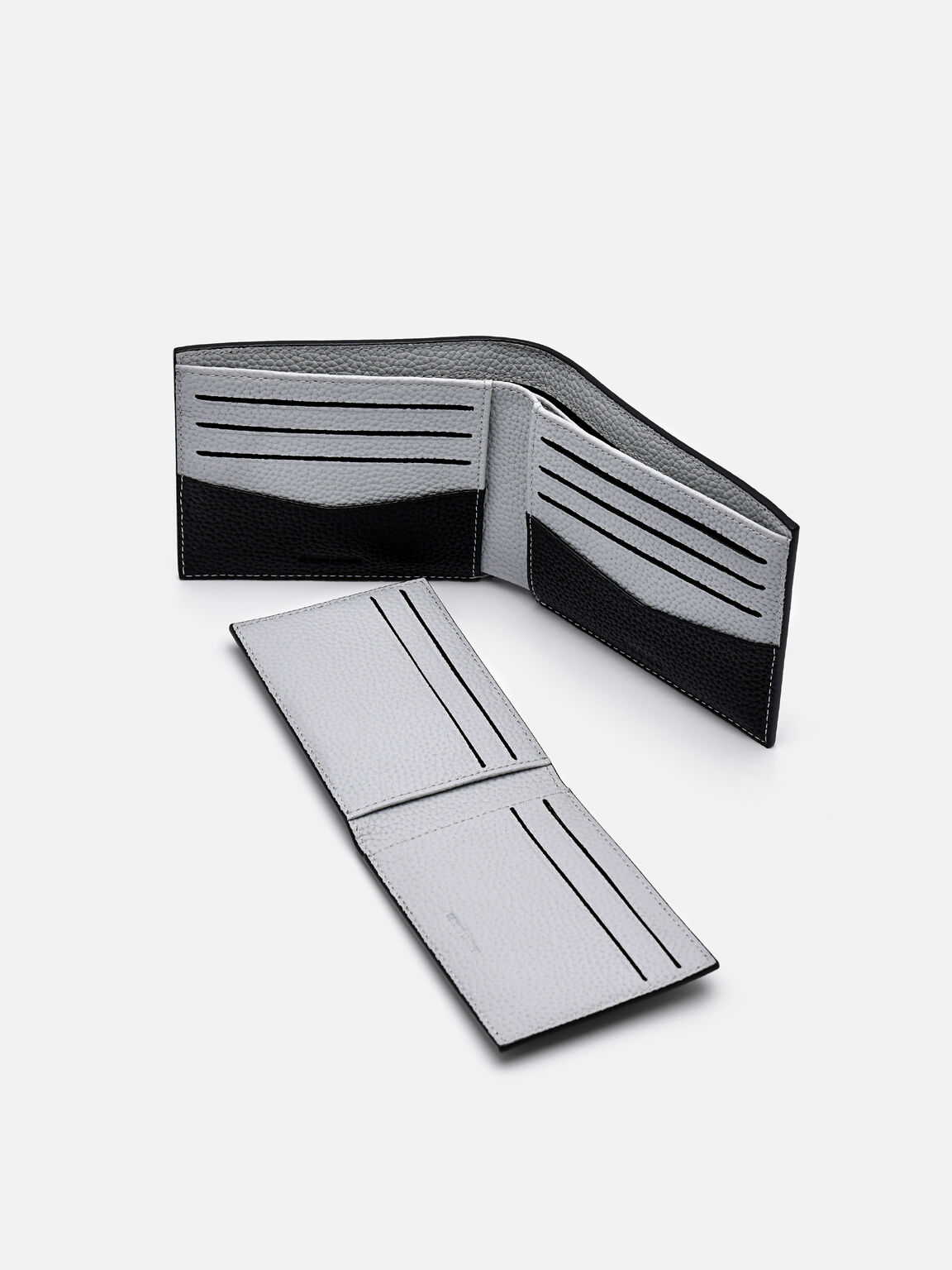 Embossed Leather Bi-Fold Wallet with Insert, 