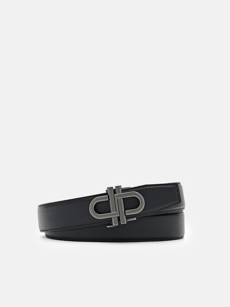 Sabuk Kulit Otomatis PEDRO Icon, Black