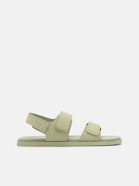 Backstrap Velcro Sandals, 