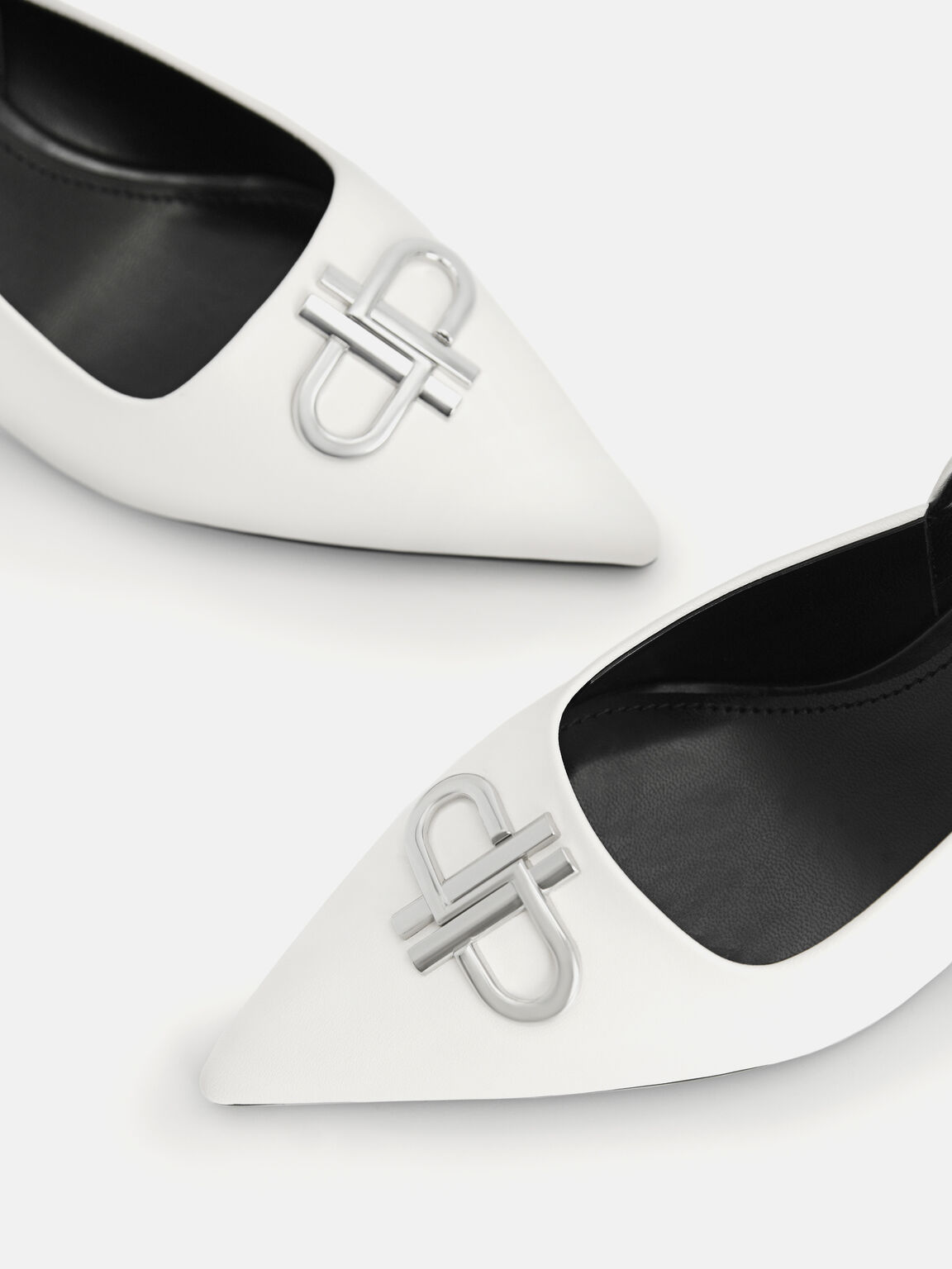 PEDRO Icon Leather Pointed Slingback Pumps, 