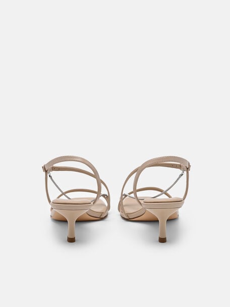 Marland Leather Heel Sandals, 