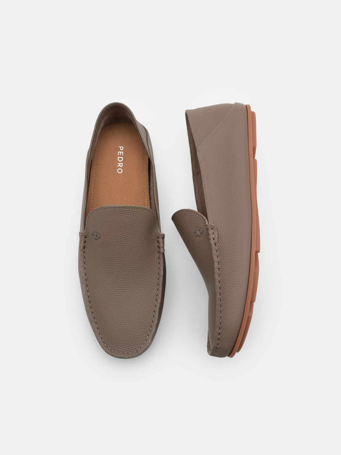 Sepatu Driving Ikonik Berbahan Kulit, , hi-res