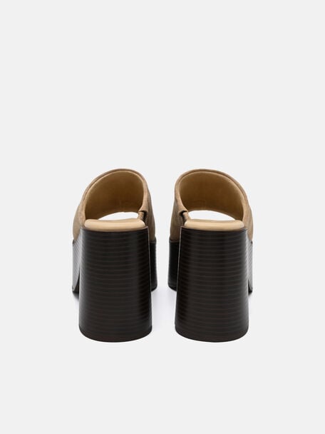 Estella Suede Platform Wedge Sandals, , hi-res