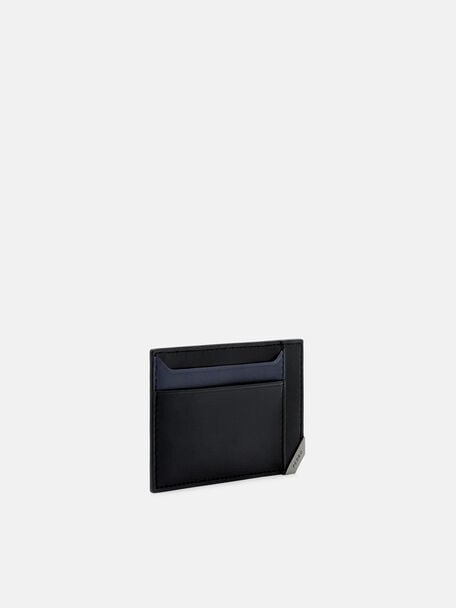 Embossed Leather Card Holder, , hi-res