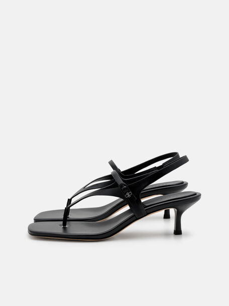 Eny Sandal Hak Kulit, 