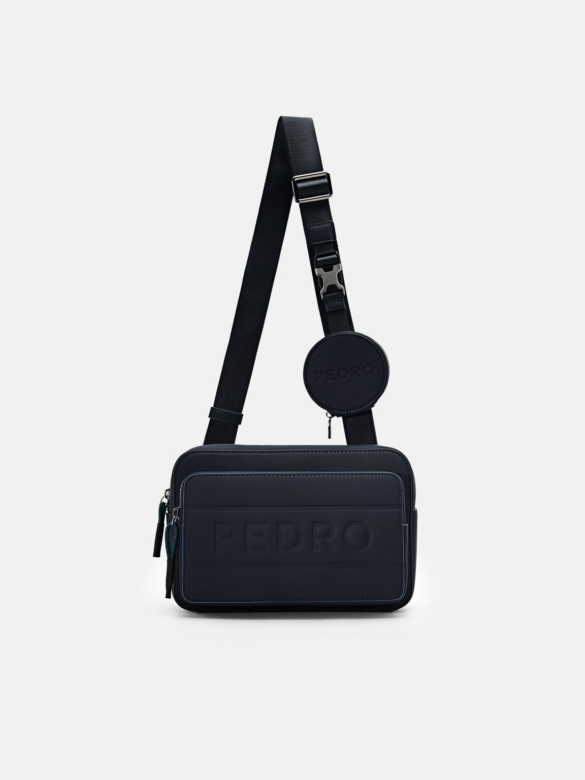 Tas Selempang Kasual Flynn, Navy