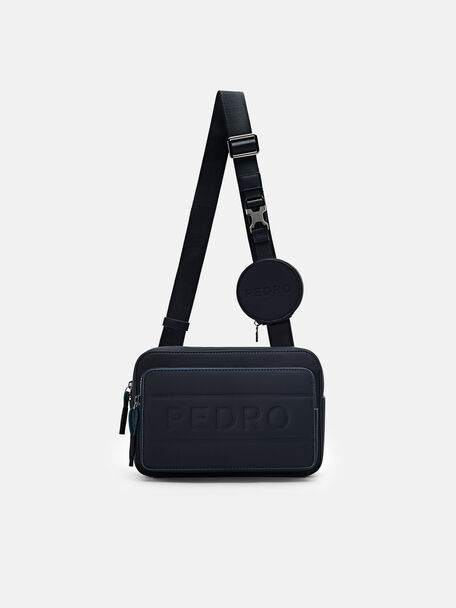 Tas Selempang Kasual Flynn, Navy