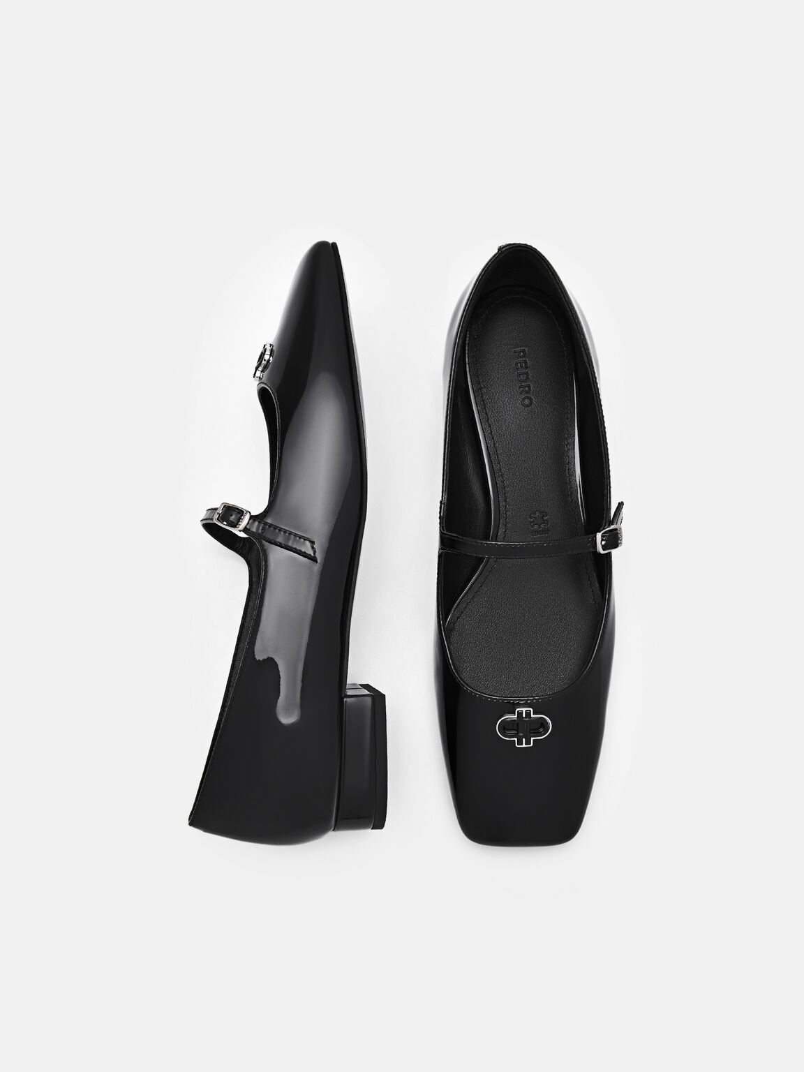 PEDRO Studio Flats Kulit Mary Jane, 