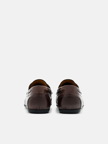 PEDRO Icon Leather Heel Sandals, Black
