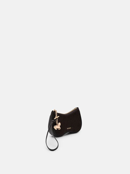 Horse Charm Calf Hair Pouch, , hi-res