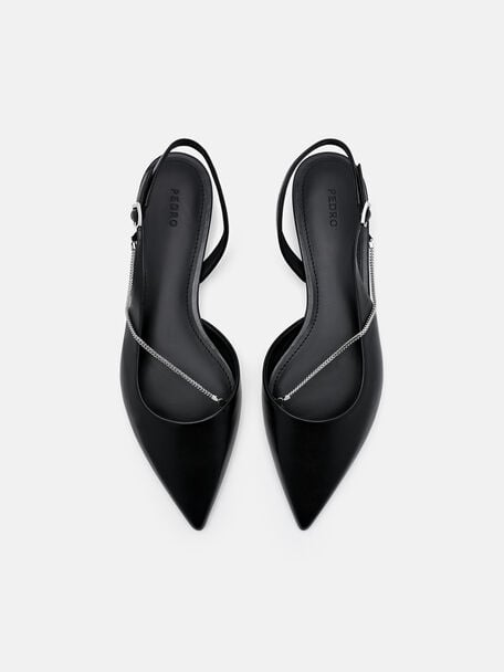 Marland Flat Ballerina Kulit, 