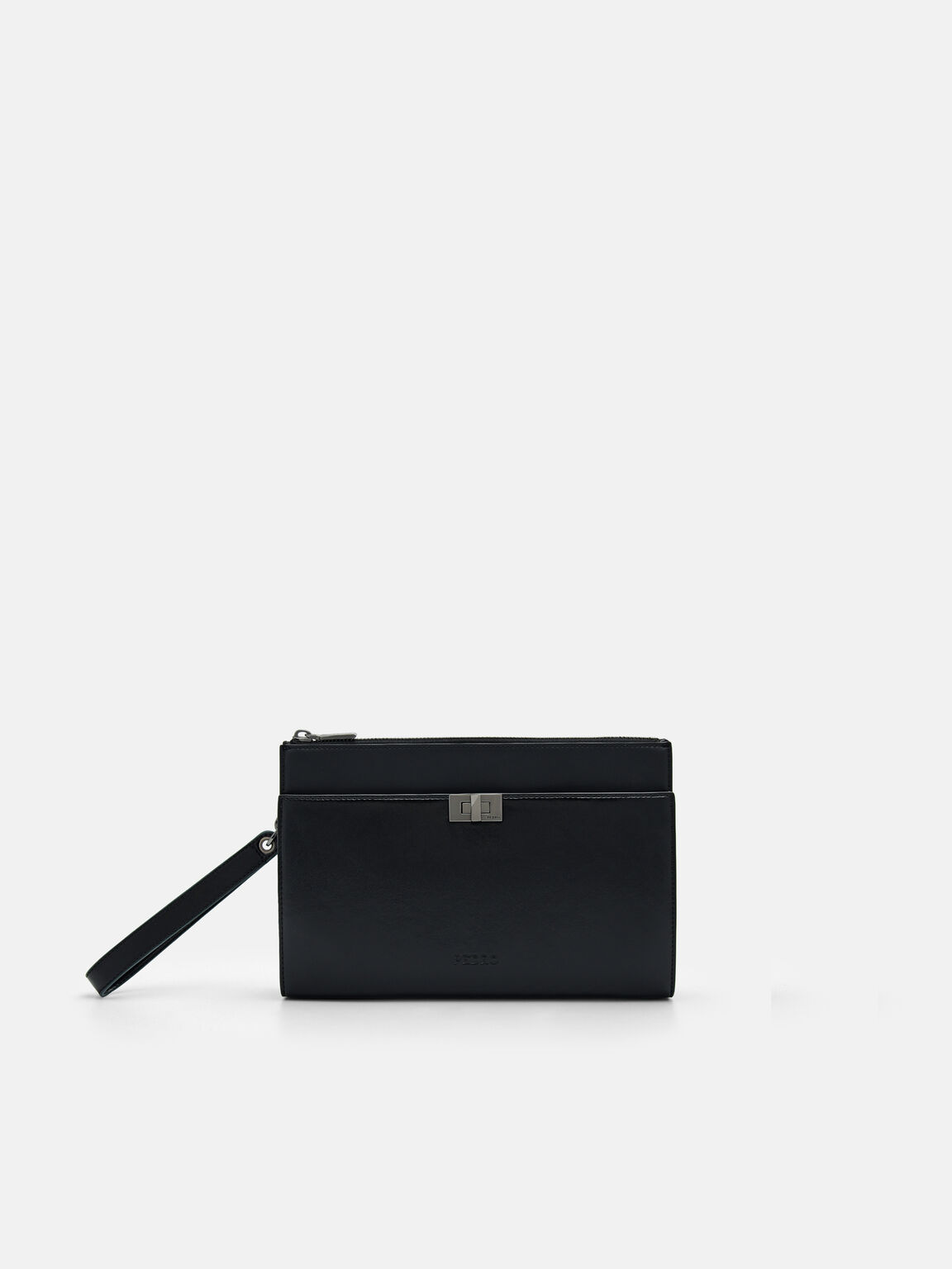 Edge Clutch Bag, Black, hi-res