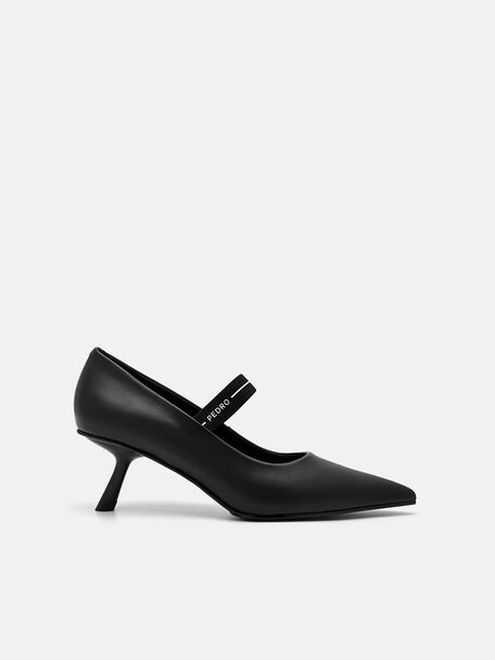 Eris Heel Pumps, Black, hi-res