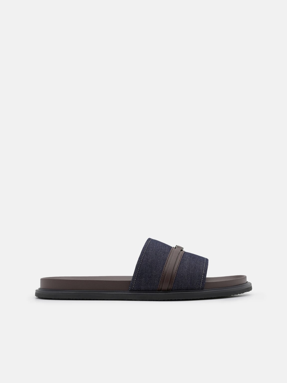 Belted Slide Sandals, 