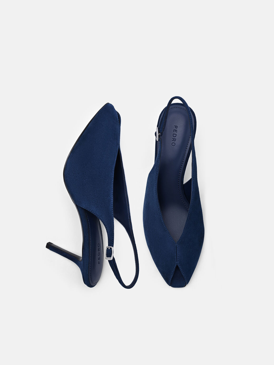 Sylvie Suede Slingback Heel Pumps, , hi-res