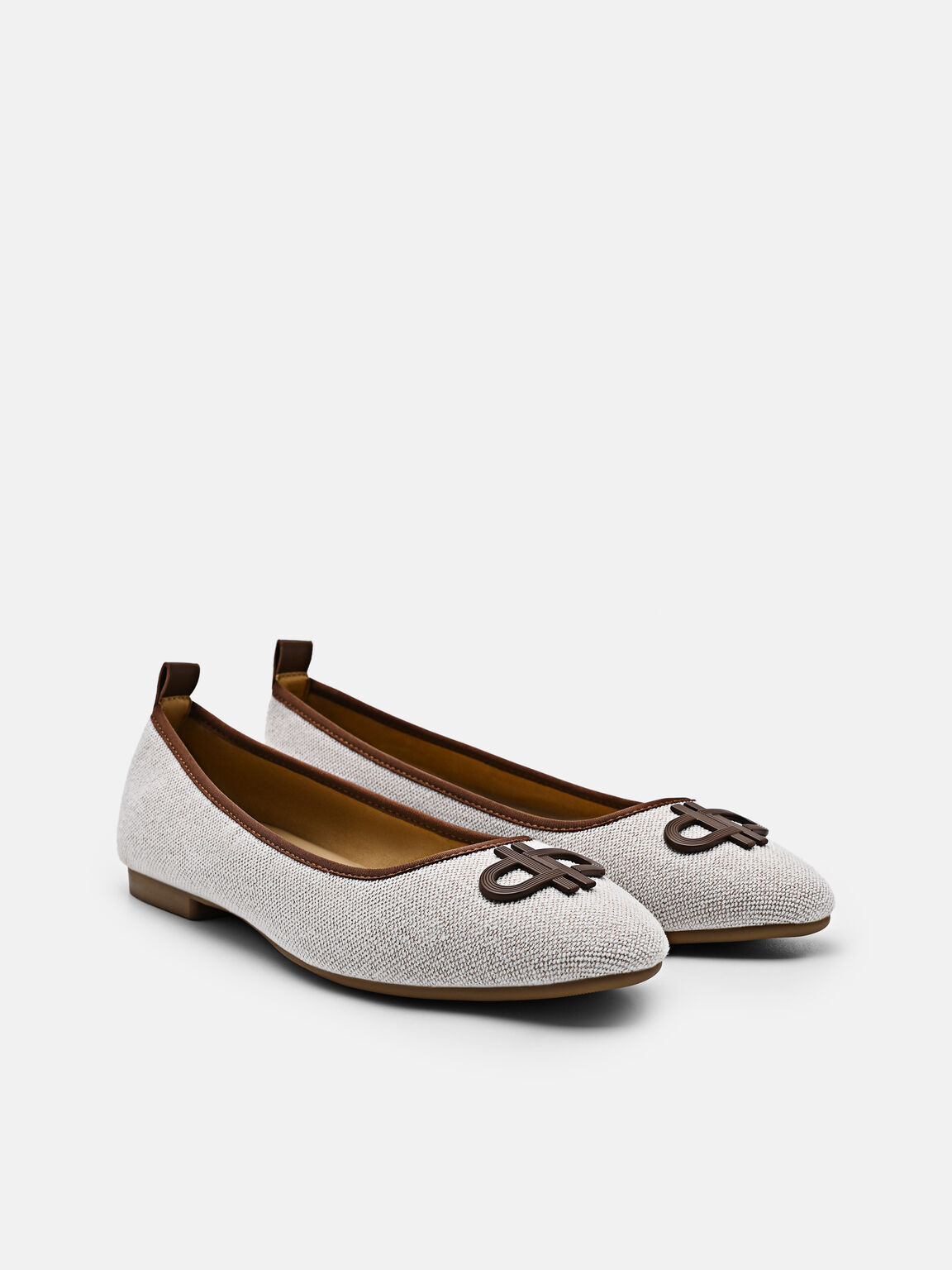 PEDRO Icon Leather Ballerina Flats, 