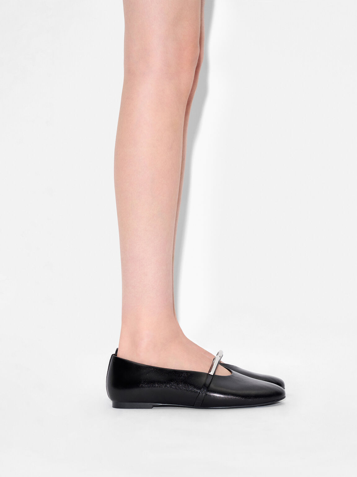 Lia Leather Ballerina Flats, , hi-res