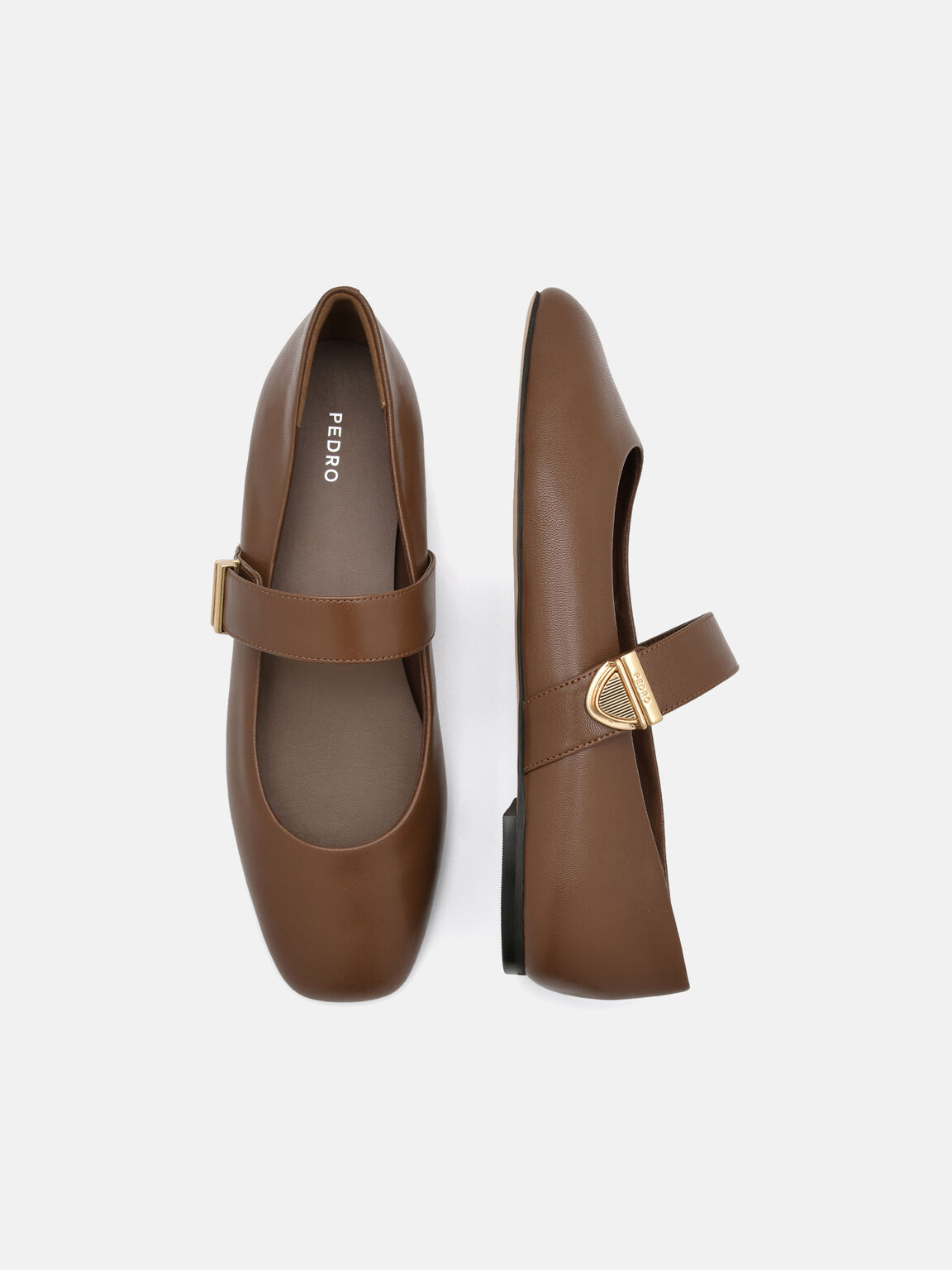 Lottie Leather Ballerina Flats, 