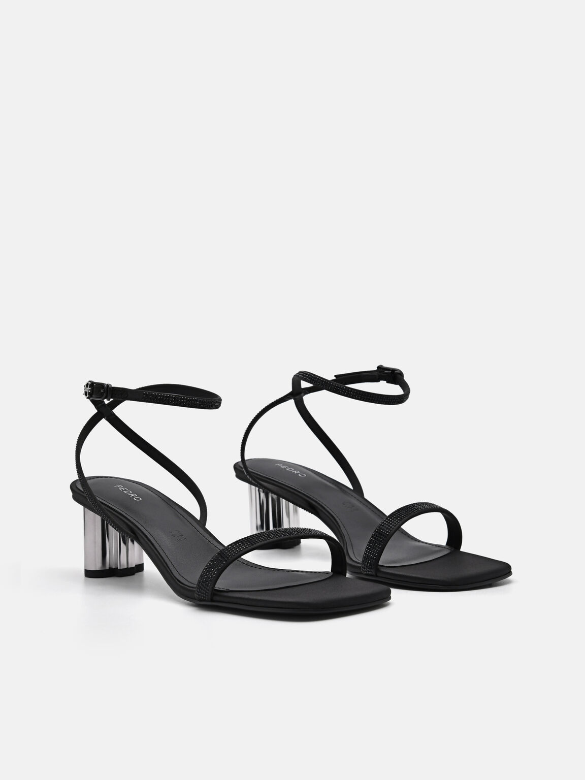 PEDRO Icon Satin Heel Sandals, 