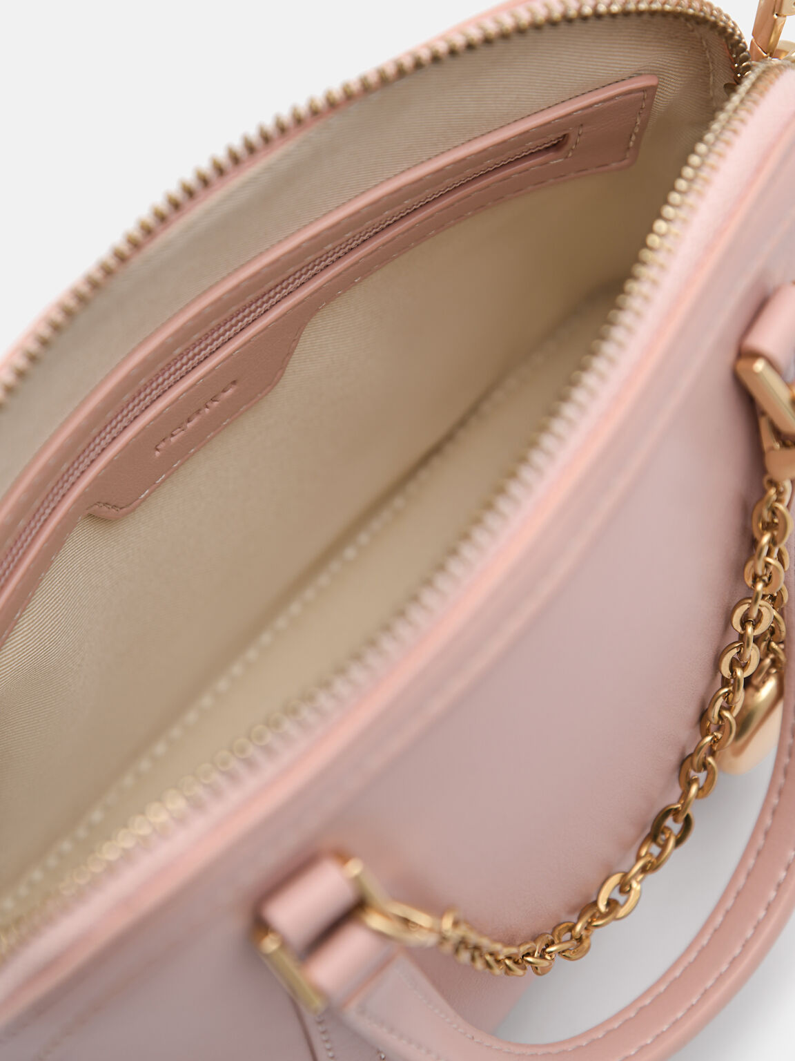 Lucia Mini Handbag, Blush