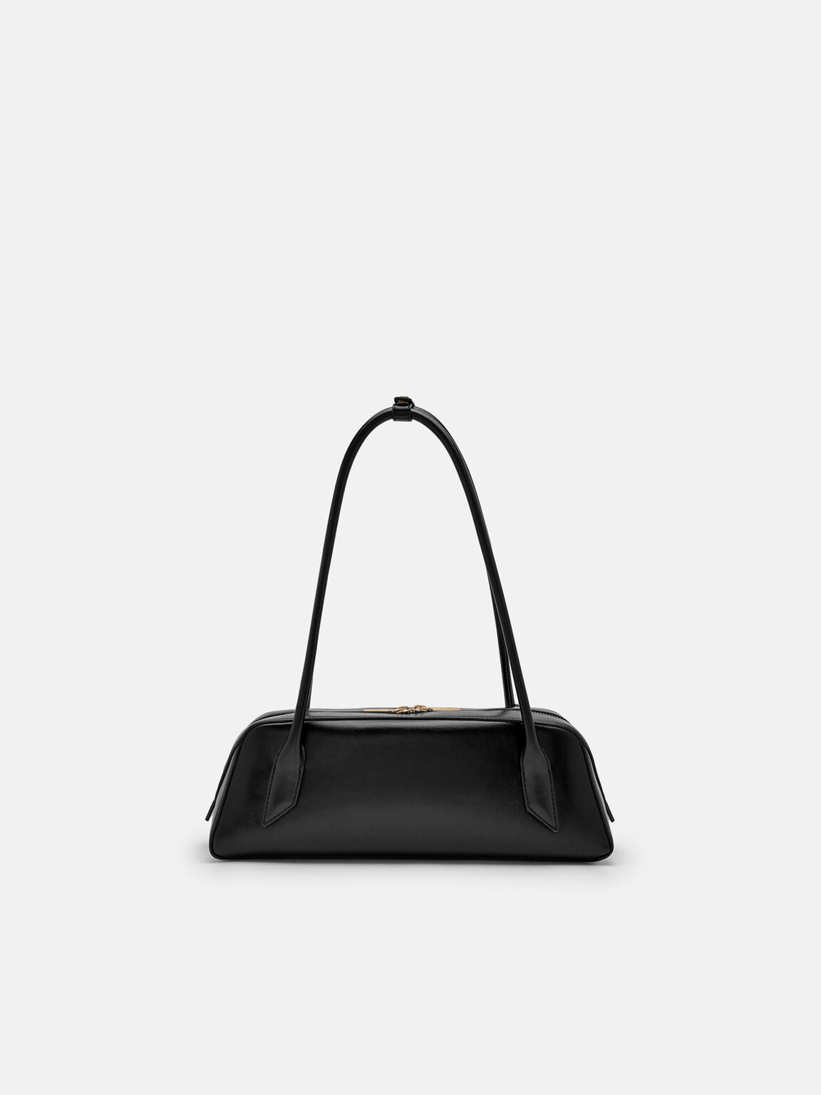 Serif Shoulder Bag, Black