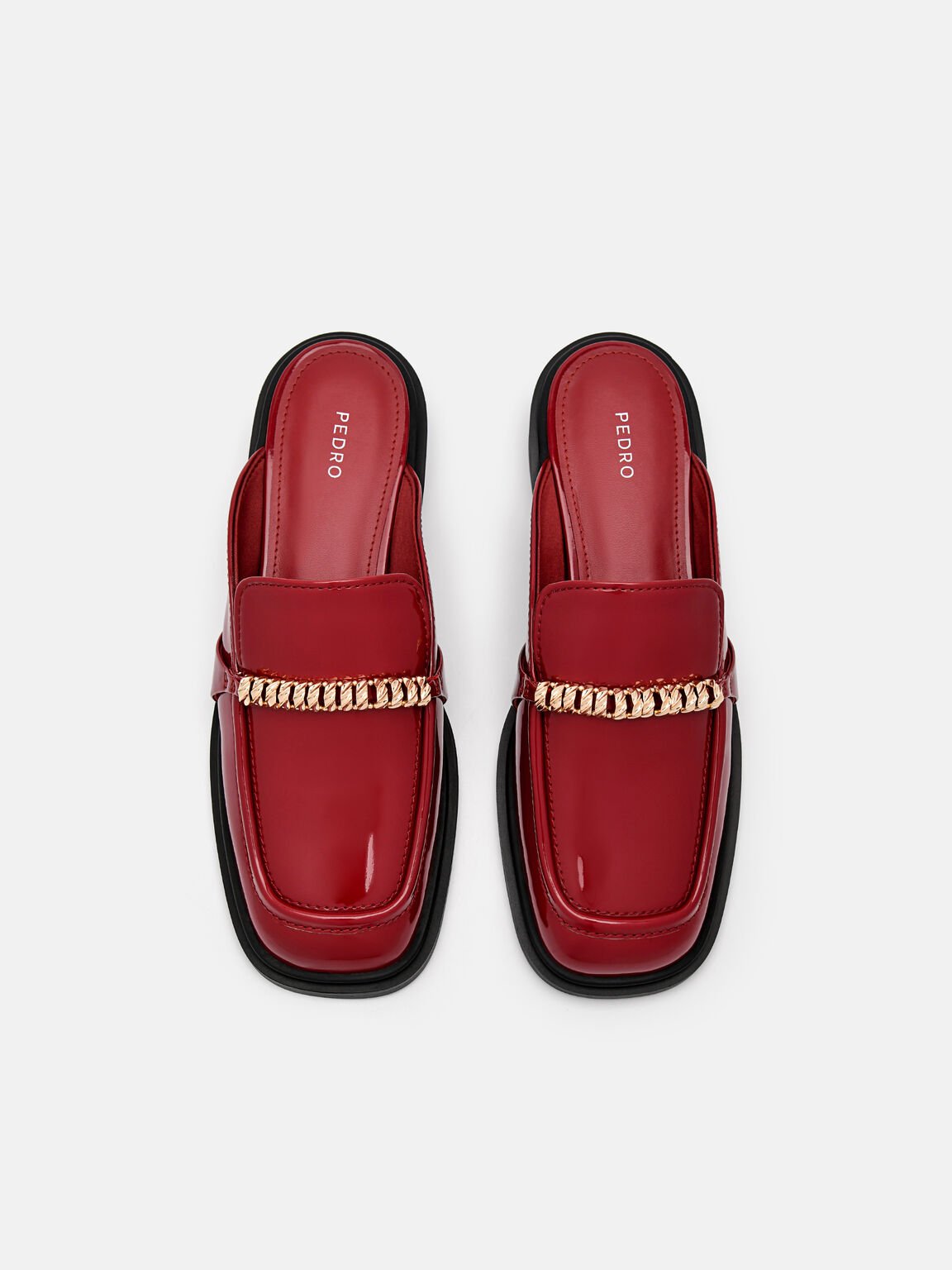 Mia Chain Mules, 