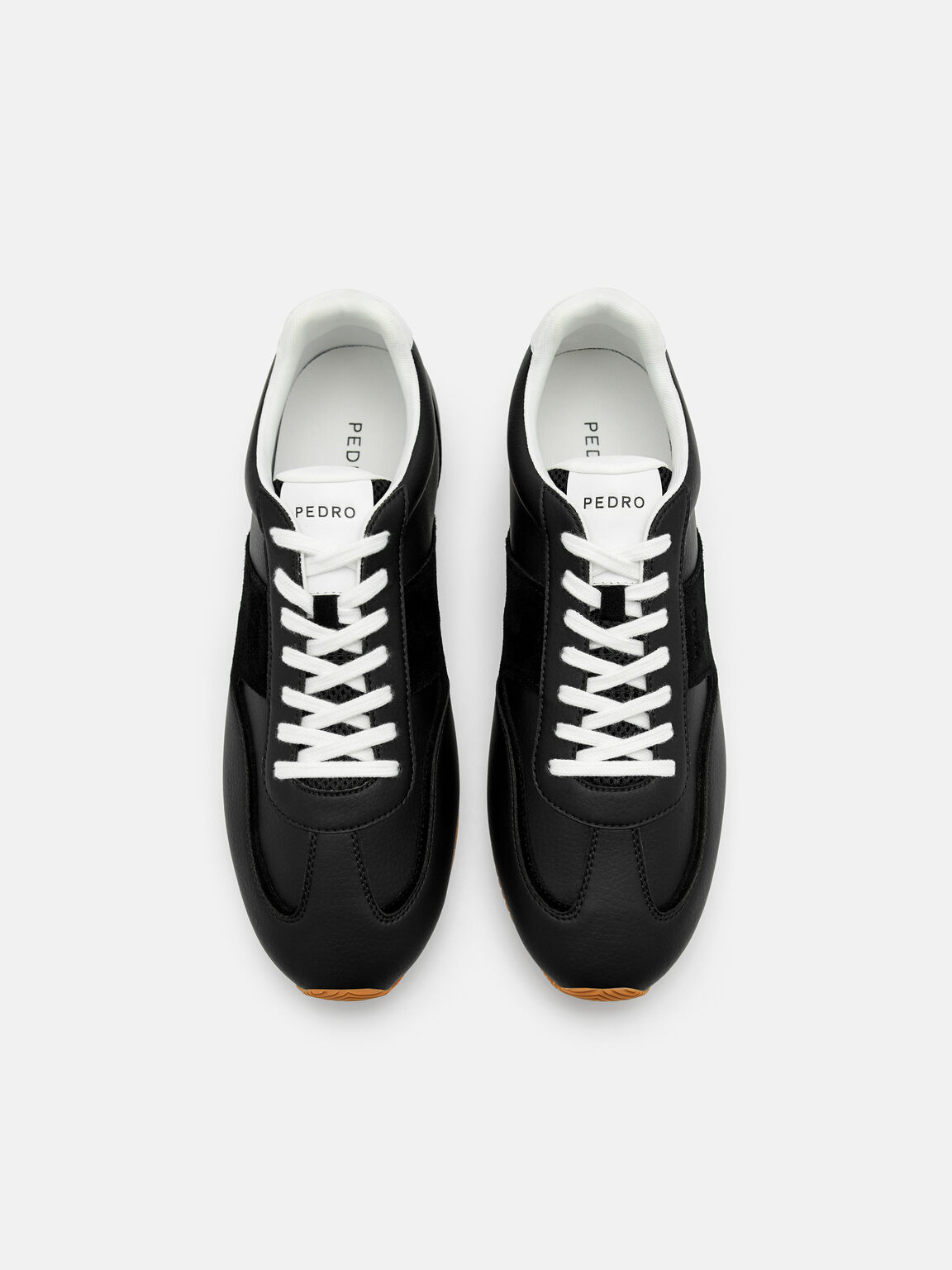 Lewis Suede Sneakers, Black