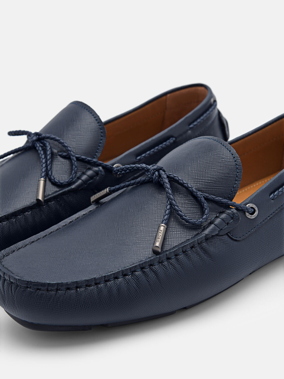 Leather Bow Driving Shoes, 