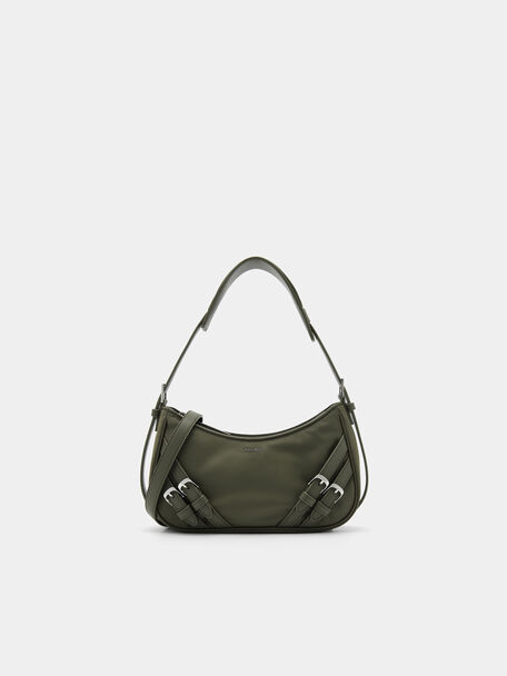 Helix Buckle Shoulder Bag, 