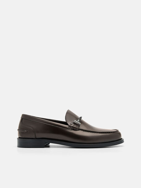 Leather Horsebit Loafers, 