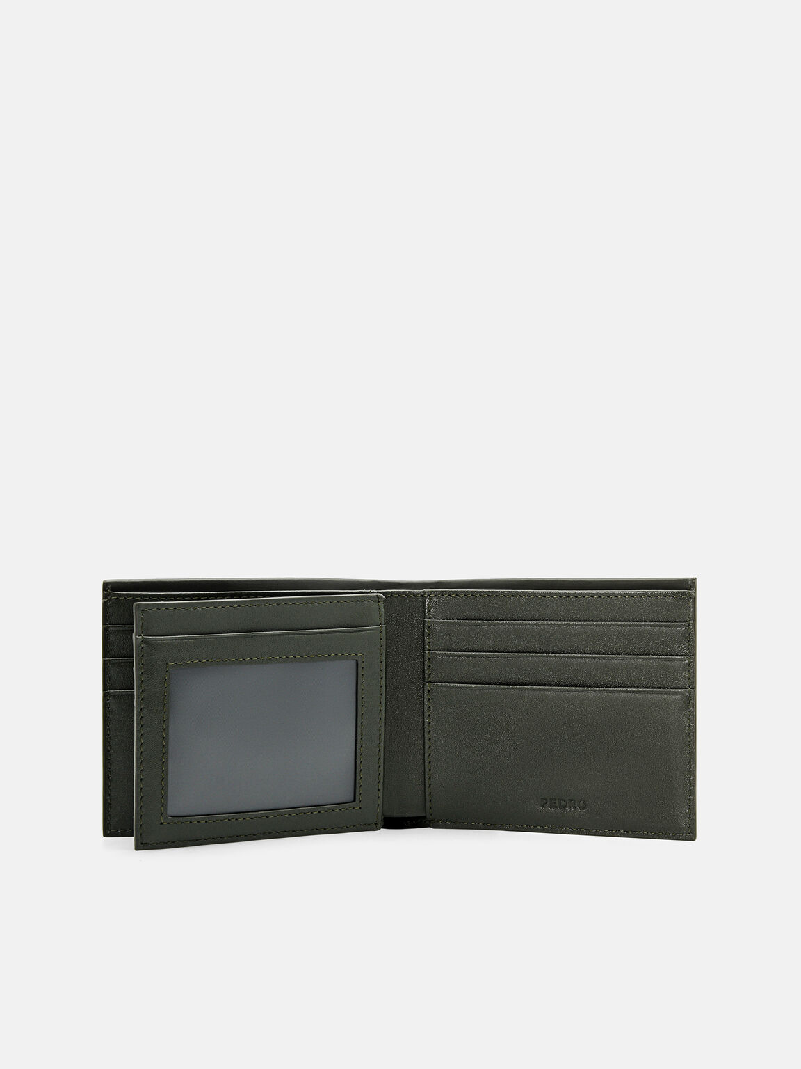 PEDRO Icon Leather Bi-Fold Flip Wallet, 