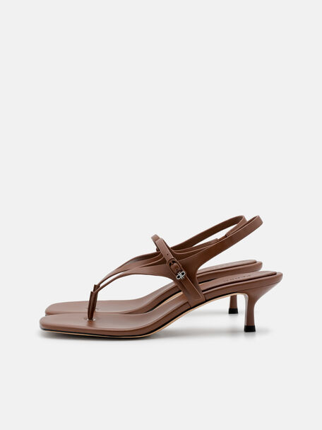 Eny Sandal Hak Kulit, 