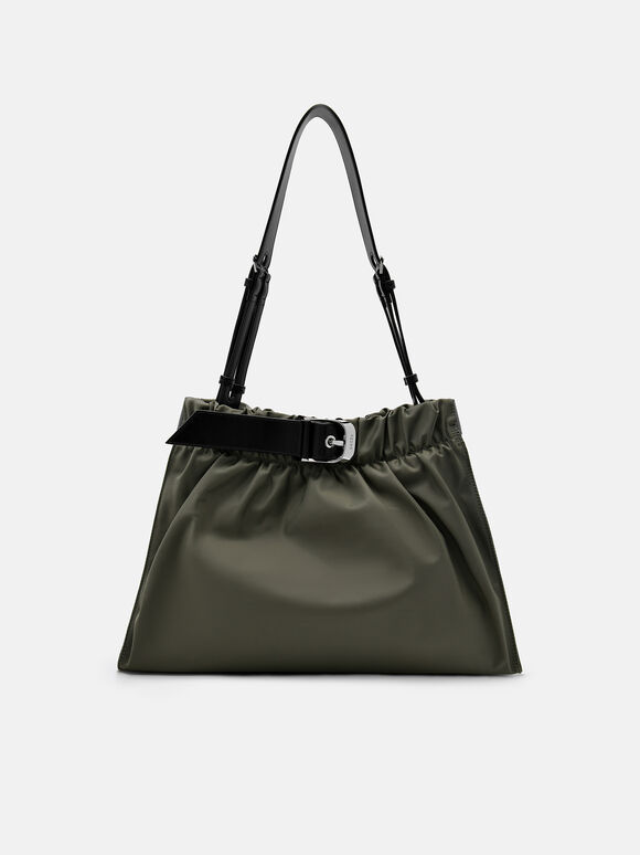 Helix Nylon Shoulder Bag, 