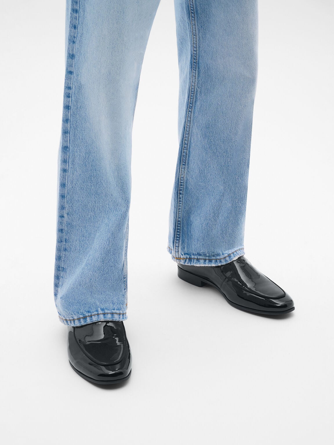 Patent Leather Venetian Loafers, , hi-res
